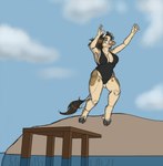 Rating: s
ID: 5384680
Date: 2025-02-19 22:02:39 -0500
Status: active
Score: 4
2022 anthro black_clothing blue_eyes blue_sky bovid bovine brown_body brown_fur brown_hair cattle clothed clothing day female front_view full_cleavage fur glistening glistening_eyes hair hi_res horn jumping mammal milk-jug milky_(milk-jug) outside pink_nose sky solo tail tail_tuft tan_body tan_fur tuft water white_horn post #5384680