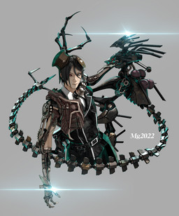 Rating: s
ID: 5728365
Date: 2025-07-23 06:36:41 -0400
Status: active
Score: 6
2022 3_fingers 3d_(artwork) alternative_fashion ambient_arthropod ambient_cockroach ambient_insect anthro autodesk_3ds_max_(artwork) belt black_hair brain character_name claws clothing dated deino_(artist) digital_media_(artwork) dual_persona duo english_text eyewear fingers gear goggles grey_background hair hat headgear headwear heterochromia hi_res human lens_flare long_fingers long_tail looking_at_viewer machine magnesium_(deino) male male_anthro male_human mammal mechanical_arm organs prosthetic prosthetic_arm prosthetic_limb red_eyes robot robot_anthro segmented_tail short_hair simple_background steampunk tail text post #5728365