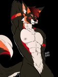 Rating: s
ID: 5629521
Date: 2025-06-08 19:07:06 -0400
Status: active
Score: 0
anthro black_background black_body black_fur black_nose blue_eyes canid canine cheek_tuft facial_tuft featureless_crotch fur hair hi_res looking_at_viewer male mammal markings mouth_closed muscular muscular_anthro muscular_male narrowed_eyes nipples norakaru nude orange_markings portrait pose red_hair red_markings short_hair simple_background solo three-quarter_portrait tuft white_body white_fur post #5629521