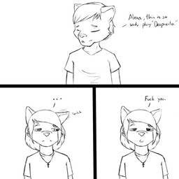 Rating: s
ID: 2332207
Date: 2020-07-16 06:21:57 -0400
Status: active
Score: 30
1:1 alexa_(musso) ambiguous_gender anthro canid canine canis comic coyote cross cross_necklace despacito dialogue duo ear_twitch ellipsis english_text female hi_res humor jewelry mammal monochrome multiple_images musso necklace profanity sketch text post #2332207