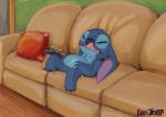 Rating: s
ID: 1662731
Date: 2018-09-25 22:02:02 -0400
Status: active
Score: 8
2018 4_toes alien black_eyes blue_body blue_claws blue_fur blue_nose chest_tuft claws controller disney ears_down ero_jasper_(artist) experiment_(lilo_and_stitch) feet fur furniture head_tuft holding_object inside lazy lilo_and_stitch notched_ear onomatopoeia picking_nose pillow pivoted_ears remote_control scratching signature sofa solo sound_effects stitch_(lilo_and_stitch) text toes tongue tongue_out tuft post #1662731