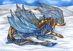 Rating: s
ID: 4306781
Date: 2023-09-22 10:54:13 -0400
Status: active
Score: 16
2011 absurd_res ambiguous/ambiguous ambiguous_gender blue_body blue_eyes blue_scales brown_body claws cuddling day desertyrain_minrok dragon dragonlovers dremora duo european_mythology fangs feral gradient_scales hi_res horn licking lying membrane_(anatomy) membranous_wings mythological_creature mythological_scalie mythology natoli outside painting_(artwork) scales scalie sky smile snow tail tail_tuft teeth tongue tongue_out traditional_media_(artwork) traditional_painting_(artwork) traditional_watercolor_(artwork) tuft twisted_horns watercolor_(artwork) western_dragon wings post #4306781