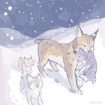 Rating: s
ID: 5098314
Date: 2024-10-06 17:54:23 -0400
Status: active
Score: 30
1:1 ambiguous_gender bite brown_body brown_fur carrying_another carrying_child cheek_tuft dangling dot_eyes facial_tuft felid feline female_(lore) feral footprint fur fuzzy grey_body grey_fur group happy hi_res holding_another holding_child inna_(shelter_2) lynx mammal might_and_delight open_mouth open_smile outside parent_(lore) parent_and_child_(lore) sarsoura scruff_bite shelter_(game_series) sibling_(lore) simple_eyes size_difference smile snow snowing tan_body tan_fur teeth text tuft walking winter young post #5098314