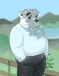 Rating: s
ID: 3732011
Date: 2022-12-04 22:10:28 -0500
Status: active
Score: 21
2021 20daysapple aggretsuko anthro bear blush blush_lines fur hand_in_pocket hands_in_both_pockets hi_res male mammal outside pockets polar_bear sanrio shirota_(aggretsuko) solo standing ursine white_body white_fur post #3732011