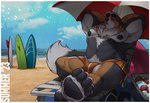 Rating: s
ID: 4312356
Date: 2023-09-24 23:42:22 -0400
Status: active
Score: 40
anthro athletic beach beach_chair beach_umbrella canid canine canis clothing cobaltgrande cooler domestic_dog eyewear hands_behind_back hi_res male mammal mountain_dog musclegut muscular parasol seaside solo sunglasses surfboard swimming_trunks swimwear thesammon_(fox) post #4312356