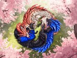 Rating: s
ID: 5660695
Date: 2025-06-22 15:36:39 -0400
Status: active
Score: 14
4:3 belly_up bird's-eye_view blue_body capcom cherry_blossom cherry_blossom_tree cherry_tree dead.akira dragon eastern_dragon flower fluffy fluffy_tail fruit_tree fur grass_field hi_res high-angle_view laying_on_grass leviathan_(mh) licking mizutsune monster_hunter mythological_creature mythological_scalie mythology personal_grooming plant prunus_(flower) red_body scales scalie tail tail_lick tales tongue tree post #5660695