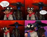 Rating: s
ID: 5196348
Date: 2024-11-21 10:59:27 -0500
Status: active
Score: 15
absurd_res alien anthro assassin biped bounty_hunter cad_bane comic cowboy crossover dialogue duo duros_(species) english_text fangs glowing glowing_eyes hellaverse helluva_boss hi_res humanoid hybrid imp indie_cartoon kalza_12 kissing male male/male male_anthro male_humanoid scalie sharp_teeth size_difference star_wars star_wars:_the_clone_wars striker_(helluva_boss) teeth text post #5196348