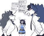Rating: s
ID: 5575764
Date: 2025-05-16 01:35:31 -0400
Status: active
Score: 25
anthro bone breasts canid canine cheek_tuft clothed clothing comic dialogue discussion disembodied_head dress english_text facial_tuft female fluffy fluffy_tail fur group hair hat headgear headwear hi_res male mammal necktie skull skull_dog_(tianiseul) skull_head skulldog_(species) speech_bubble tail text tianiseul trio tuft what_color_is_this_dress? post #5575764