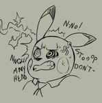 Rating: s
ID: 5140032
Date: 2024-10-26 10:16:48 -0400
Status: active
Score: 26
2023 anthro bodily_fluids bust_portrait clenched_teeth digital_media_(artwork) english_text exclamation_point explicitly_stated_nonconsent fur generation_1_pokemon gerald_(pokonuki) grey_background hypnosis male mind_control monochrome necktie nintendo pikachu pokemon pokemon_(species) pokonuki portrait resisting ringed_eyes shirt_collar simple_background sketch solo standing sweat teeth text three-quarter_view vein post #5140032