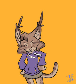 Rating: s
ID: 5708167
Date: 2025-07-14 11:33:18 -0400
Status: active
Score: 29
2025 ambiguous_gender animated anthro biped brown_body brown_fur cheek_tuft clothed clothed_ambiguous clothed_anthro clothing dancing digital_drawing_(artwork) digital_media_(artwork) ear_tuft facial_tuft felid feline fully_clothed fully_clothed_ambiguous fully_clothed_anthro fur head_tuft hoodie low_res lynx mammal marc_(theblueberrycarrots) markings orange_background purple_clothing purple_hoodie purple_topwear short_playtime simple_background solo spots spotted_body spotted_fur theblueberrycarrots topwear triple_baka tuft post #5708167