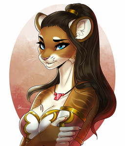 Rating: s
ID: 2198825
Date: 2020-03-31 22:29:14 -0400
Status: active
Score: 76
2020 5_fingers amari_shawri anthro blue_eyes breasts brown_hair cleavage clothed clothing digital_media_(artwork) domestic_cat eyebrows eyelashes felid feline felis female fingers fur hair half-length_portrait headshot_portrait inner_ear_fluff jewelry mammal necklace portrait solo striped_body striped_fur stripes tuft white_inner_ear_fluff yasmil post #2198825