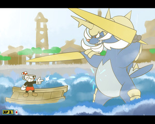 animate_inanimate clothing crossover cuphead_(character) cuphead_(game) duo facial_hair fight footwear gloves grin humanoid male mammal marine melee_weapon mustache nintendo object_head pinniped pokémon pokémon_(species) raft red_nose samurott sharp_teeth shell shoes smile sword teeth toony video_games water weapon 晴龍
Rating: Safe
Score: 7
User: ROTHY
Date: October 15, 2017 animate_inanimate clothing crossover cuphead_(character) cuphead_(game) duo facial_hair fight footwear gloves grin humanoid male mammal marine melee_weapon mustache nintendo object_head pinniped pokémon pokémon_(species) raft red_nose samurott sharp_teeth shell shoes smile sword teeth toony video_games water weapon 晴龍
Rating: Safe
Score: 7
User: ROTHY
Date: October 15, 2017