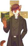 Rating: s
ID: 1292655
Date: 2017-08-02 16:47:55 -0400
Status: active
Score: 16
2017 absurd_res anthro book brown_hair chris_(disambiguation) clothed clothing digital_media_(artwork) formalinov fully_clothed hair hi_res holding_object looking_at_viewer male mammal priest rodent smaller_version_at_source solo standing tail yellow_eyes post #1292655