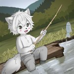 Rating: s
ID: 5426520
Date: 2025-03-11 11:12:33 -0400
Status: active
Score: 44
1:1 absurd_res anthro blush bottomwear boy_kisser_(meme) clothing detailed_background digital_media_(artwork) domestic_cat felid feline felis fishing fishing_rod forest forest_background fur happy hi_res kemono lonelywolfyboi male mammal meme nature nature_background pants plant river sitting smile solo tail tree white_body white_fur young young_male post #5426520