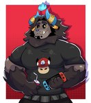 Rating: s
ID: 3389490
Date: 2022-06-13 11:44:50 -0400
Status: active
Score: 19
aguamojada12 anthro black_clothing black_sclera black_shirt black_topwear blue_horn blue_nose clothing demon fangs felid hi_res horn kobu_(wtdl) lion male mammal nintendo nintendo_switch pantherine shirt solo teeth topwear where_the_demon_lurks yellow_eyes post #3389490