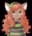 Rating: s
ID: 1531705
Date: 2018-05-01 20:22:44 -0400
Status: active
Score: 26
accessory alpha_channel alternate_species anthro blasticussaturn breasts brown_body brown_fur clothing domestic_cat felid feline felis female frown fur furrification gamergate green_eyes hair headband hi_res hoodie inner_ear_fluff long_hair looking_at_viewer mammal red_hair small_breasts solo stripes topwear translucent translucent_hair tuft vivian_james post #1531705
