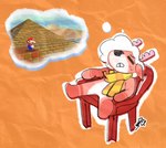 Rating: s
ID: 5648683
Date: 2025-06-17 12:32:28 -0400
Status: pending
Score: 6
2025 ambiguous_gender anthro antlers black_nose bodily_fluids brown_body chair clothing colored_sketch deer digital_drawing_(artwork) digital_media_(artwork) dydy_silva eyebrow_through_hair eyebrows eyes_closed featureless_crotch featureless_feet feet fingers flat_colors furniture hair hair_over_eye heat_(temperature) hi_res horn mammal mario mario_bros mostly_nude nintendo on_chair open_mouth outline pattern_clothing pattern_scarf reclining scarf scarf_only screencap signature sitting sitting_on_chair sketch solo spread_legs spreading striped_clothing striped_scarf stripes super_mario_64 sweat sweatdrop teeth thought_bubble toony translucent translucent_hair white_body white_hair white_outline yellow_scarf post #5648683