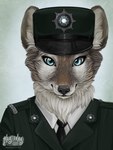 Rating: s
ID: 1400317
Date: 2017-12-12 23:26:31 -0500
Status: active
Score: 33
2014 3:4 alex_(bering) alternate_version_at_source anthro arctic_fox badge black_lips black_nose blue_eyes brown_body brown_fur bust_portrait canid canine cheek_tuft clothed clothing collared_shirt countershading detailed digital_media_(artwork) digital_painting_(artwork) dress_shirt ears_up epaulet eyelashes facial_markings facial_tuft female fluffy fox front_view fur fur_markings hat head_markings headgear headwear inner_ear_fluff irish jacket light lighting lips looking_at_viewer mammal markings multicolored_body multicolored_fur neck_tuft necktie painting_(artwork) plaguedog police police_hat police_officer police_uniform portrait shaded shirt simple_background snout solo summer_pelt textured_background topwear true_fox tuft two_tone_body two_tone_fur uniform whiskers white_body white_countershading white_fur post #1400317