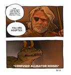 Rating: s
ID: 2824487
Date: 2021-07-10 19:51:10 -0400
Status: active
Score: 196
alligator alligator_loki alligatorid beard bodily_fluids border crocodilian crying dialogue duo english_text european_mythology eye_patch eyewear facial_hair feral hi_res human keiidakamya loki_(marvel) loki_(tv_series) male mammal marvel mythology norse_mythology odin_(marvel) reptile scalie spoiler tears text thor_(series) white_border post #2824487