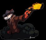 Rating: s
ID: 2938169
Date: 2021-09-21 15:58:29 -0400
Status: active
Score: 3
absurd_res aiming alpha_channel anthro blaze_(disambiguation) blazing canid canine clothing coat cowboy engravings fire flaming fox glowing gun handgun hat headgear headwear hi_res male mammal masterzoroark666 ranged_weapon revolver simple_background smile smirk smoke solo topwear transparent_background weapon post #2938169