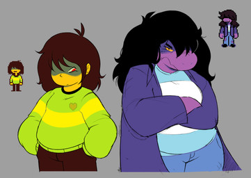 Rating: s
ID: 5696250
Date: 2025-07-09 01:38:47 -0400
Status: pending
Score: 4
ambiguous_gender anthro bottomwear brown_clothing clothed clothing crossed_arms deltarune denim denim_bottomwear denim_clothing duo female freckles hair hair_over_eye hand_in_pocket heart_symbol hi_res human jacket jeans kris_(deltarune) long_hair looking_at_viewer mammal navigator8 nonbinary_(lore) pants pockets purple_body purple_skin red_eyes scalie shirt simple_background slightly_chubby sprite susie_(deltarune) sweater topwear undertale_(series) yellow_eyes post #5696250