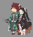 Rating: s
ID: 5549472
Date: 2025-05-04 21:06:46 -0400
Status: active
Score: 12
absurd_res alternate_species anaquariusart anthro asian_clothing biped brother_(lore) brother_and_sister_(lore) canid caninu clothed clothing cyberconnect2 duo east_asian_clothing felid felineko female fingers hair hi_res inner_ear_fluff japanese_clothing little_tail_bronx male mammal nezuko_kamado sibling_(lore) sister_(lore) tanjiro_kamado tuft young young_anthro young_female young_male post #5549472