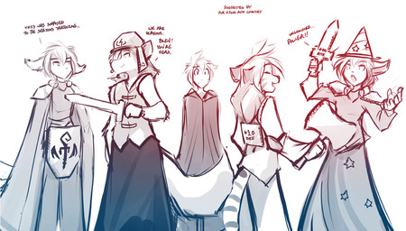 2017 annoyed anthro armor axe basitin canine cape clothing dialogue english_text eyes_closed feline flora_(twokinds) fur hat helmet human keidran keith_keiser madelyn_adelaide mammal melee_weapon monochrome natani pauldron robes shield simple_background sketch smile striped_fur stripes sword text tiger tom_fischbach trace_legacy twokinds weapon webcomic white_background wolf
Rating: Safe
Score: 6
User: PikaFan15
Date: June 22, 2017 2017 annoyed anthro armor axe basitin canine cape clothing dialogue english_text eyes_closed feline flora_(twokinds) fur hat helmet human keidran keith_keiser madelyn_adelaide mammal melee_weapon monochrome natani pauldron robes shield simple_background sketch smile striped_fur stripes sword text tiger tom_fischbach trace_legacy twokinds weapon webcomic white_background wolf
Rating: Safe
Score: 6
User: PikaFan15
Date: June 22, 2017