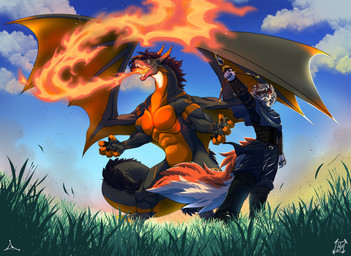 Rating: s
ID: 5614955
Date: 2025-06-01 19:09:58 -0400
Status: active
Score: 18
absurd_res age_difference anthro canid canine claws clothed clothing crossbow dragon duo ellie_dracoz female feral fire fox fur glowing glowing_eyes grass hair hand_crossbow hi_res holding_object holding_weapon imposing kazuya_shoukako lazaxus male mammal muscular mythological_creature mythological_scalie mythology older_male open_mouth outside plant ranged_weapon scalie size_difference sky tail true_fox weapon white_body white_fur post #5614955
