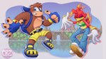 Rating: s
ID: 5528275
Date: 2025-04-24 22:09:57 -0400
Status: active
Score: 16
absurd_res anthro avian banjo-kazooie banjo_(banjo-kazooie) bear bird blue_eyes bottomwear breegull brown_bear brown_body brown_fur cabezilla clothing duo feathers female fur green_eyes hi_res kazooie male male/female mammal microsoft rareware red_body red_feathers sega shirtless_male shorts sonic_the_hedgehog sonic_the_hedgehog_(series) topwear tube_top turbo_trainers ursine xbox xbox_game_studios yellow_body yellow_bottomwear yellow_clothing yellow_feathers yellow_shorts post #5528275