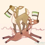Rating: s
ID: 5634124
Date: 2025-06-10 22:31:38 -0400
Status: active
Score: 8
1:1 ambiguous_gender aromantic_pride_colors artist_name brown_nose cloven_hooves countershading cross-eyed deer duo feral flag grass hi_res hooves lgbt_pride mammal plant pride_colors simple_background switchbit tail text unguligrade white_background white_body white_countershading post #5634124