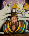 Rating: s
ID: 5560763
Date: 2025-05-09 19:36:00 -0400
Status: active
Score: 0
1994 ambiguous_gender beard brown_hair christian_cross christian_symbol christianity clothing cross eyelid_pull facial_hair fake_wings feathered_wings feathers feet feral fingernails fingers formal_art fur green_clothing green_hat green_headwear group hair halo hat headgear headwear hi_res holding_cross holding_object human jack_kevorkian lagomorph leporid lips male mammal mature_human mature_male mouth_closed nails one_eye_closed open_mouth painting_(artwork) pink_nose praying pulling_hair pupils puppet_strings puppeteer purple_background rabbit religion resurrection shaded simple_background snout soft_shading standing string text toes touching_hair traditional_painting_(artwork) white_body white_fur wings post #5560763