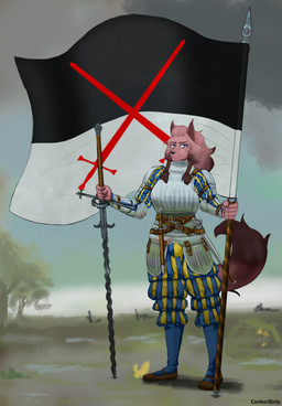 Rating: s
ID: 5665421
Date: 2025-06-24 18:23:34 -0400
Status: active
Score: 15
absurd_res anthro armor canid canine canis conkerbirdy dagger female flag greatsword hi_res holy_roman_empire humanoid landsknecht mace mammal melee_weapon renaissance renaissance_clothing solo sword weapon wolf zweihander post #5665421