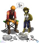 Rating: s
ID: 5576795
Date: 2025-05-16 14:53:51 -0400
Status: active
Score: 4
absurd_res anthro canid canine canis domestic_dog duo engineer_(team_fortress_2) fan_(object) female hi_res human male mammal matz_the_kames simple_background sitting sonia_(matz_the_kames) team_fortress_2 valve post #5576795