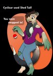 Rating: s
ID: 3519745
Date: 2022-08-21 14:43:10 -0400
Status: active
Score: 15
4_fingers alpha_channel ambiguous_gender barefoot biped biped_to_quadruped brown_hair calliecho calliecho_(character) clothing colored cyclizar eyewear feet fingers generation_9_pokemon glasses glasses_askew hair hi_res humanoid mid_transformation nintendo nonbinary_(lore) pokeball pokemon pokemon_(species) scales solo standing toes torn_clothing transformation transformation_through_technology watermark post #3519745