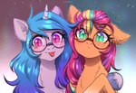 Rating: s
ID: 5535843
Date: 2025-04-28 07:43:00 -0400
Status: active
Score: 37
2024 avrameow blush duo equid equine eyelashes eyewear female female_feral feral fur glasses green_eyes hasbro hi_res horn izzy_moonbow_(mlp) mammal mane mlp_g5 my_little_pony mythological_creature mythological_equine mythology orange_body orange_fur pink_eyes purple_body purple_fur simple_background sunny_starscout_(mlp) tongue tongue_out unicorn unicorn_horn post #5535843