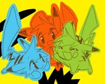 Rating: s
ID: 5365448
Date: 2025-02-11 01:33:29 -0500
Status: active
Score: 8
5:4 ash_ketchum ashchu cheek_tuft clothing color_block dipstick_ears ear_markings eyes_closed facial_tuft feral generation_1_pokemon group hair happy hat hat_only headgear headgear_only headwear headwear_only lightning_bolt looking_at_another low_res lying male markings monochrome mostly_nude multicolored_ears nintendo on_front open_mouth pattern_background pikachu pokemon pokemon_(species) raised_arm simple_background smile solo square_crossover striped_markings stripes trio tuft unknown_artist wide_eyed yellow_background post #5365448
