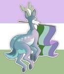 Rating: s
ID: 5628589
Date: 2025-06-08 10:28:09 -0400
Status: active
Score: 1
ambiguous_gender antlers deer feral flag genderqueer_pride_colors green_eyes grey_nose hi_res horn lgbt_pride mammal midastouchillu pride_color_background pride_colors simple_background solo tail post #5628589