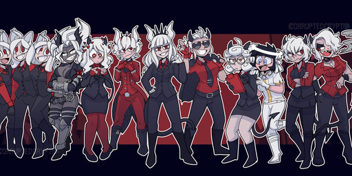 Rating: s
ID: 5673696
Date: 2025-06-28 16:15:09 -0400
Status: active
Score: 1
absurd_res animal_humanoid azazel_(helltaker) beelzebub_(helltaker) black_hair bottomwear breasts canid canid_humanoid cerberus_(helltaker) cigarette clothed clothing corruptedcryptid demon demon_humanoid european_mythology eyewear female fully_clothed gloves greek_mythology group hair handwear heart_eyes heart_symbol helltaker hi_res horn human humanoid judgement_(helltaker) justice_(helltaker) large_group long_hair lucifer_(helltaker) malina_(helltaker) mammal mammal_humanoid modeus_(helltaker) mythology open_mouth pandemonica_(helltaker) pants pointed_tail red_eyes shirt short_hair skirt smile spade_tail sunglasses tail topwear white_hair zdrada_(helltaker) post #5673696