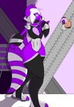 Rating: s
ID: 5492220
Date: 2025-04-09 06:59:03 -0400
Status: active
Score: 3
absurd_res anthro armblade blade claws clothing duo femboy hair hi_res horn legwear machine male mouthplate nekho_karma neyney_(nekho_karma) protogen purple_body purple_eyes short_hair stockings tail thigh_highs white_hair wide_hips post #5492220