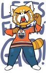 Rating: s
ID: 5381167
Date: 2025-02-18 04:56:10 -0500
Status: active
Score: 14
2023 4_fingers aggretsuko ailurid anthro blue_bottomwear blue_clothing blue_jeans blue_pants blue_shirt blue_text blue_topwear bodily_fluids bottomwear breasts brown_body brown_fur brown_inner_ear brown_tail chest_pounding clothed clothed_anthro clothed_female clothing dedreds denim denim_bottomwear denim_clothing edmonton_oilers english_text excited eyebrows eyes_closed female female_anthro fingers fist footwear front_view full-length_portrait fully_clothed fully_clothed_anthro fully_clothed_female fur hi_res hockey_jersey jeans jersey mammal markings multicolored_body multicolored_clothing multicolored_fur multicolored_shirt multicolored_topwear nhl open_mouth orange_body orange_clothing orange_fur orange_shirt orange_tail orange_topwear pants portrait profanity red_panda retsuko ring_(marking) ringed_tail sanrio sharp_teeth shirt shoes solo standing striped_markings striped_tail stripes tail tail_markings tears teeth text topwear two_tone_tail white_body white_clothing white_ears white_eyebrows white_footwear white_fur white_shirt white_shoes white_topwear post #5381167
