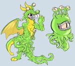 Rating: s
ID: 2409854
Date: 2020-09-14 09:48:56 -0400
Status: active
Score: -2
ambiguous_gender anthro beholder dragon eldritch_abomination eyestalks goo_creature goo_transformation green_body green_scales green_skin hi_res horn male mid_transformation monster mouth_eye multi_eye mythological_creature mythological_scalie mythology scales scalie sharp_teeth simple_background solo tail tallarra teeth tentacle_suckers tentacles toothed_eyes transformation transformation_sequence post #2409854