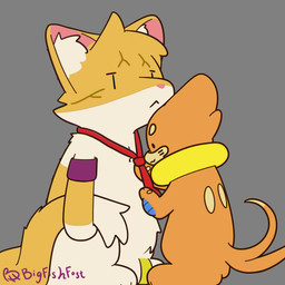 Rating: s
ID: 5699249
Date: 2025-07-10 11:58:10 -0400
Status: active
Score: 2
1:1 abuihiroshi_(ntsp) armband bigfishfost bigfishfost_(ntsp) brown_markings buizel countershade_face countershade_fur countershade_torso countershading dipstick_tail domestic_cat duo facial_markings felid feline felis feral fin floatie fur generation_4_pokemon gloves_(marking) grey_background head_markings head_tilt hi_res inner_ear_fluff kerchief looking_at_another male male/male mammal markings monotone_background multi_tail multicolored_body multicolored_face necktie nintendo orange_body orange_fur pink_nose pokemon pokemon_(species) purple_armband red_necktie simple_background simple_eyes standing tail tail_markings tail_tuft toony tuft white_body white_fur yellow_kerchief post #5699249