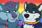 Rating: s
ID: 4882854
Date: 2024-06-27 22:46:46 -0400
Status: active
Score: 17
absurd_res anthro blue_body blue_fur canid canine canis colby_(husky) collar domestic_dog english_text fur hi_res husky leash leash_in_mouth leash_pull leashed_male lgbt_pride looking_at_another looking_at_partner male mammal multicolored_leash nordic_sled_dog object_in_mouth pride_color_background pride_colors rainbow_background rainbow_collar rainbow_leash rainbow_pride_colors rainbow_symbol simple_background smile smirk smirking_at_partner spitz text thatlionthing wolf yukon post #4882854