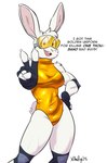 Rating: s
ID: 5564318
Date: 2025-05-11 09:55:27 -0400
Status: active
Score: 22
2025 anthro artbyyellowdog biped clothing digital_media_(artwork) english_text eyewear female female_anthro fingerless_gloves front_view fur gloves goggles hand_on_hip hand_on_own_hip handwear hi_res lagomorph leotard leporid looking_at_viewer mammal open_mouth open_smile rabbit red_eyes smile solo talking_to_viewer text white_body white_fur yellow_clothing yellow_leotard post #5564318