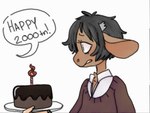 Rating: s
ID: 5099352
Date: 2024-10-07 03:31:21 -0400
Status: active
Score: 3
2018 ambiguous_gender anthro blush bovid bovine broken_horn brown_body brown_clothing brown_fur brown_sweater brown_topwear cake candle cattle chest_tuft clothed clothing collared_shirt colors!_3d_(artwork) dessert dialogue digital_media_(artwork) disembodied_hand duo english_text food fur grey_hair grey_horn hair holding_cake holding_food holding_object horn human mammal manitka manitka_storm milestone milestone_celebration open_mouth shirt simple_background solo_focus speech_bubble surprise sweater teeth text topwear tuft white_background white_clothing white_collared_shirt white_shirt white_topwear post #5099352