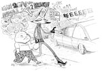 Rating: s
ID: 5542895
Date: 2025-05-01 22:34:30 -0400
Status: active
Score: 9
2022 absurd_res ambiguous_gender anatola_howard_(maroonracoon) anthro bacon blush boots bottomwear bread bunny_(anatola_howard) camo camo_bottomwear camo_clothing camo_pants camo_print canid canine caption car cellphone clothed clothed_anthro clothing comic directional_arrow duo egg electronics english_text food footwear fox fox_(anatola_howard) fruit hand_holding hi_res high_heeled_boots high_heels holding_cellphone holding_object holding_phone holding_smartphone lagomorph leporid looking_at_another looking_down mammal meat monochrome musical_note musical_symbol outside pants pastry pattern_bottomwear pattern_clothing pattern_pants phone plant rabbit road sandals shirt shoes sidewalk smartphone smile sound_effects sweater symbol tail text thought_bubble topwear traditional_media_(artwork) traffic vehicle walking post #5542895