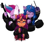 Rating: s
ID: 5656262
Date: 2025-06-20 18:03:38 -0400
Status: active
Score: 6
absurd_res black_clothing clothing drum drumstick_(musical) earth_pony electronics equid equine female feral group guitar hasbro hi_res horn horse izzy_moonbow_(mlp) mammal marenlicious microphone microphone_stand mlp_g5 musical_instrument my_little_pony mythological_creature mythological_equine mythology percussion_instrument plucked_string_instrument pony simple_background string_instrument sunny_starscout_(mlp) the_black_parade trio unicorn white_background zipp_storm_(mlp) post #5656262