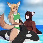 Rating: s
ID: 5007834
Date: 2024-08-24 19:07:16 -0400
Status: active
Score: 4
1:1 2024 ailurid alternate_hairstyle anthro beach bikini bikini_bottom bikini_top blonde_hair blush breasts brown_body brown_fur canid canine cetacean chest_tuft clothed clothing cloud digital_media_(artwork) dolphin duo female fennec_fox flyingtrace flynn_(flyingtrace) fox fur green_clothing green_swimwear hair hair_down hi_res inflatable inflatable_ride inflatable_toy light_body light_fur male mammal marine multicolored_body multicolored_fur oceanic_dolphin orca red_body red_fur red_panda shaded shirtless signature sky slim small_breasts swimwear tail tan_body tan_fur text toothed_whale true_fox tuft two-piece_swimsuit url water white_body yazz_(flyingtrace) post #5007834