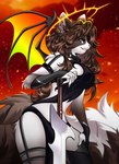 Rating: s
ID: 5543573
Date: 2025-05-02 08:35:24 -0400
Status: active
Score: 27
accessory anthro armor ashes belt black_clothing black_suit blue_eyes boots bottomwear bracers breasts brown_body brown_fur brown_hair burning clothed clothing collar conditional_dnp costume demon demonic domestic_cat dragon_wings fantasy felid feline felis female fingernails fingers fire fluffy fluffy_ears fluffy_tail footwear fur gloves gradient gradient_background gradient_fur hair halo handwear hell hi_res inner_ear_fluff jewelry legwear mammal melee_weapon membrane_(anatomy) membranous_wings mitten_hands multicolored_body multicolored_ears multicolored_fur multicolored_tail mythology nails pink_nose shimisen shoes silver_(metal) simple_background skirt sky smile smiling_at_viewer solo sparks stockings suit sword tail tight_clothing topwear tuft underworld warrior weapon white_body white_fur wings post #5543573