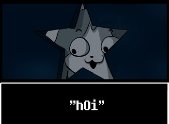 2016 :3 ambiguous_gender anthro dialogue digital_media_(artwork) english_text fur hi_res mammal mudkipful open_mouth rape_face reaction_image solo star tem temmie_(undertale) text undertale undertale_(series) white_body white_fur wide_eyed